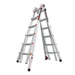 Телескопична алуминиева стълба Little Giant Leveler M26, 4x6 стъпала
