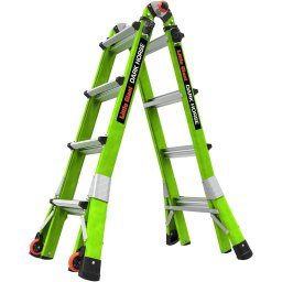 Телескопична стълба от фибростъкло Little Giant, M17 Dark Horse 2.0, 4x4 стъпала