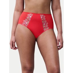 Chantelle Класически бикини с висока талия Lush C22OC5 Коралов