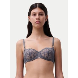 Chantelle Сутиен балконет Fleurs C12M50 Сив