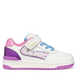 Сникърси Geox J Washiba Girl J55HXA 054AJ C1Z8H D Бял
