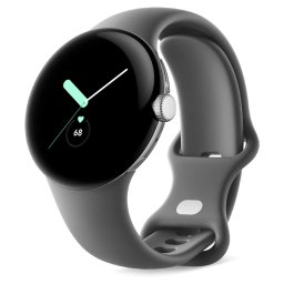 GOOGLE Pixel Watch 41mm (LTE) Смарт часовник -ECG сензор, пулсометър, SpO2, акселерометър, жироскоп, висотомер Wear OS, IP68, сив