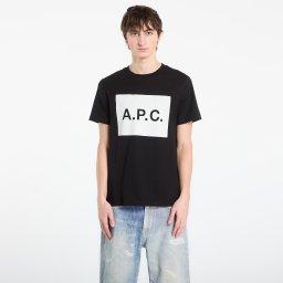 Тениска A.P.C. Gots Logo T-Shirt Black XXL