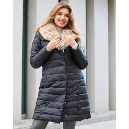 Resti Women's Black Winter Jacket - Clothing