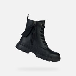 Черни боти Geox Junette за момичета