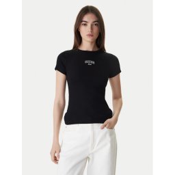 Guess Jeans Тишърт W6RP21 KA0H1 Черен Slim Fit