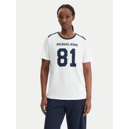 MICHAEL Michael Kors Тишърт MR651WT97J Бял Relaxed Fit