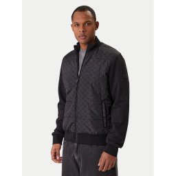 KARL LAGERFELD Яке бомбър 505061 561527 Черен Regular Fit