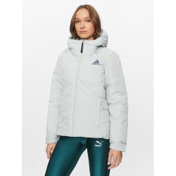 adidas Пухено яке Traveer COLD.RDY IK3141 Сив Regular Fit