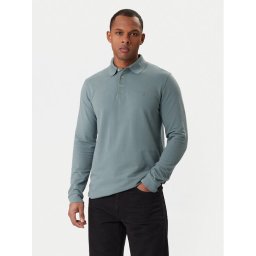 Jack & Jones Тениска с яка и копчета William 12269034 Син Regular Fit