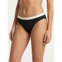 Seafolly Долнище на бански Band Wave 40368-305 Черен