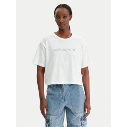 MICHAEL Michael Kors Тишърт MR651Z797J Бял Regular Fit