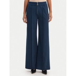 Patrizia Pepe Текстилни панталони 8P0813/A715 Син Wide Leg