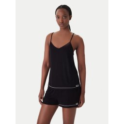 KARL LAGERFELD Пижама B1W45011 Черен Regular Fit