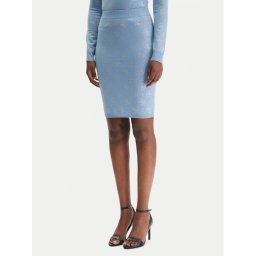 Guess Мини пола W6RD0O Z3JD2 Светлосиньо Regular Fit