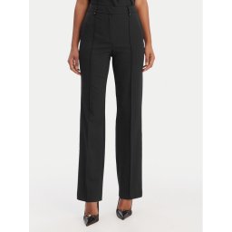 KARL LAGERFELD Текстилни панталони B1W10003 Черен Straight Leg