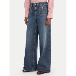 Tommy Hilfiger Дънки WW0WW49387 Син Wide Leg