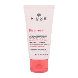 NUXE Very Rose Hand And Nail Cream хидратиращ, успокояващ и защитен крем за ръце и нокти 50 ml за жени