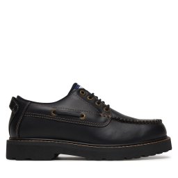 Обувки Tommy Jeans Archive '01 Boat Shoe Leather EM0EM01651 Черен
