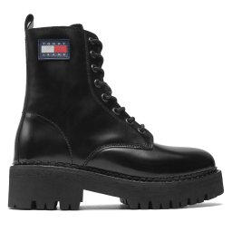 Туристически oбувки Tommy Jeans Urban Tommy Jeans Lace Up Boot EN0EN01995 Черен
