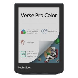 PocketBook PB634K3 Verse Pro Color Четец- 6" цветен E-Ink Kaleido 3, 16GB, Bluetooth, IPX8, Stormy Sea