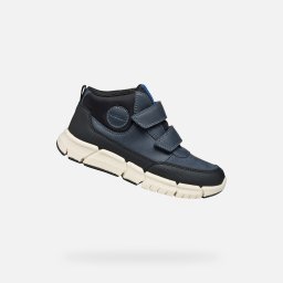 Dark blue boys' ankle boots Geox Flexyper - Boys