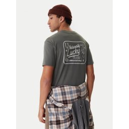 RVCA Тишърт EVYZT00274 Зелен Regular Fit