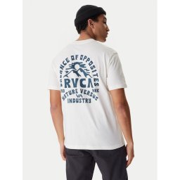 RVCA Тишърт EVYZT00297 Екрю Regular Fit