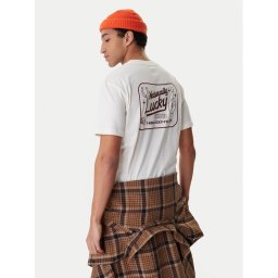 RVCA Тишърт Lucky You EVYZT00274 Екрю Regular Fit