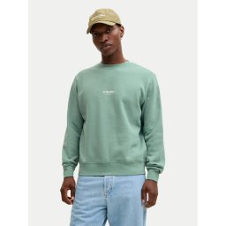 Jack & Jones Суитшърт Soho 12278791 Зелен Relaxed Fit