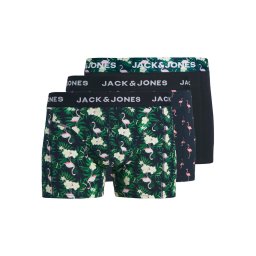 Jack & Jones Комплект боксерки Flamingo 12291169 Черен