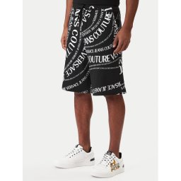 Versace Jeans Couture Спортни шорти 80GAD3B0 FS221 Черен Regular Fit