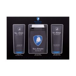 Lamborghini Acqua подаръчен комплект: EDT 125 ml + душ гел 100 ml + афтършейв балсам 100 ml за мъже