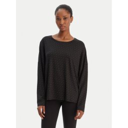 BOSS Пижамна блуза B Logo 50550693 Черен Relaxed Fit