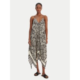 Seafolly Лятна рокля C Shells 55763-DR Черен Regular Fit