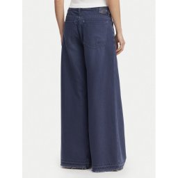 BOSS Дънки Slouchy 50552533 Тъмносин Wide Leg