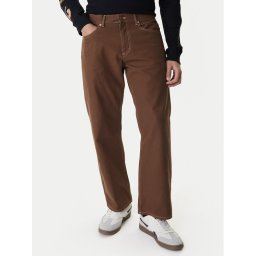 RVCA Текстилни панталони Dayshift 23A113502 Кафяв Relaxed Fit