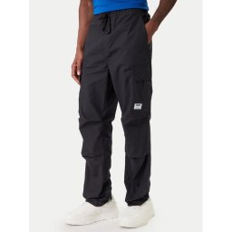 HUGO Текстилни панталони Gadic242 50545643 Черен Relaxed Fit
