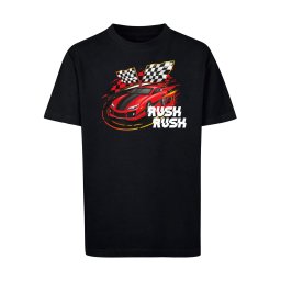 Children's Car Racing T-Shirt Black