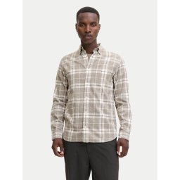 Jack & Jones Риза Blubrook 12282354 Бежов Regular Fit