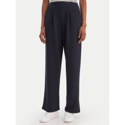 Vero Moda Текстилни панталони Hali 10339404 Тъмносин Straight Fit