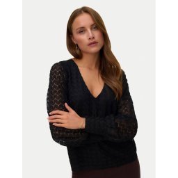 Vero Moda Блуза Vmbecca 10336137 Черен Regular Fit