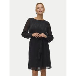 Vero Moda Коктейлна рокля Gedna 10335586 Черен Regular Fit