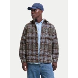 Jack & Jones Риза-яке Denver 12293835 Кафяв Loose Fit