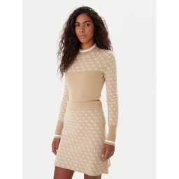Guess Пуловер W5BR24 Z3JD2 Бежов Slim Fit