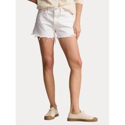 Polo Ralph Lauren Дънкови шорти 211934947001 Бял Regular Fit