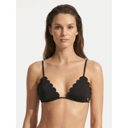 HUGO Горнище на бански Original 50555660 Черен Regular Fit