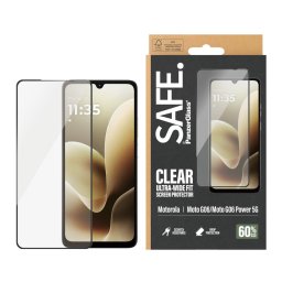 Стъклен протектор Safe за Motorola Moto G06/G06 Power, UWF, Прозрачен