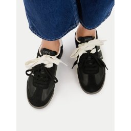 Tommy Jeans Сникърси Tjw Low Profile Runner Lthr Mix EN0EN03001 Черен