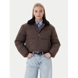 Tommy Jeans Зимно яке Teddy DW0DW22049 Кафяв Regular Fit